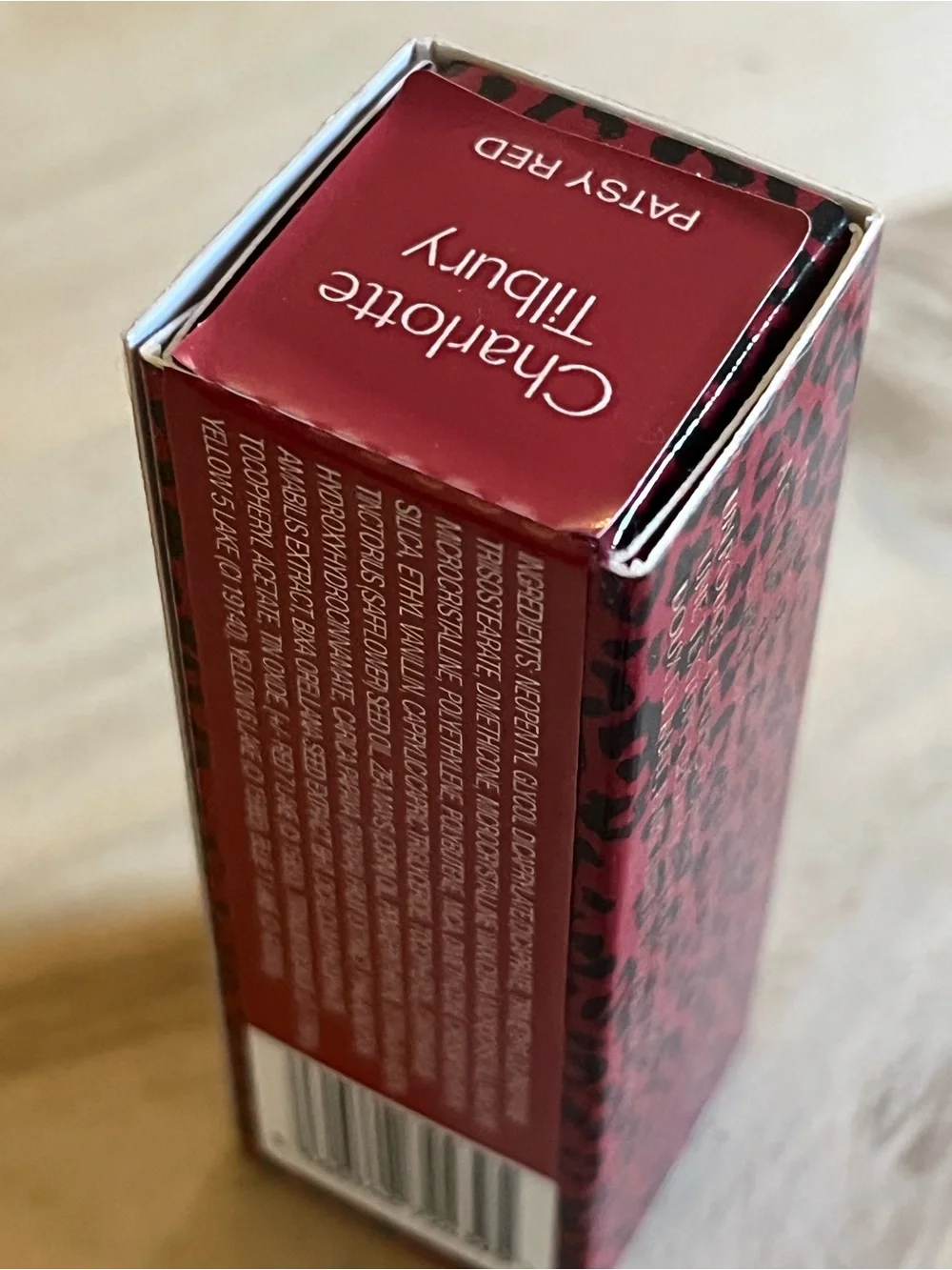 Charlotte Tilbury NIB hot lips 2 -Patsy red Matte Revolution lipstick